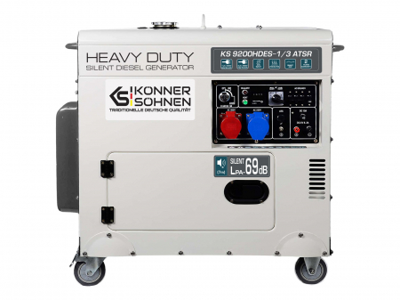 Generatoare insonorizate - Generator diesel "Könner & Söhnen" KS 9200HDES-1/3 ATSR (EURO V)