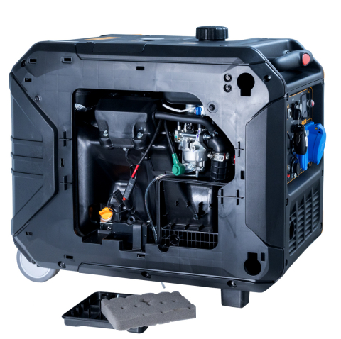 Generator digital invertor insonorizat Stager DigiS 5500i, 5.5 kW, monofazat, benzina, pornire electrica, solar, ATS optional [4]