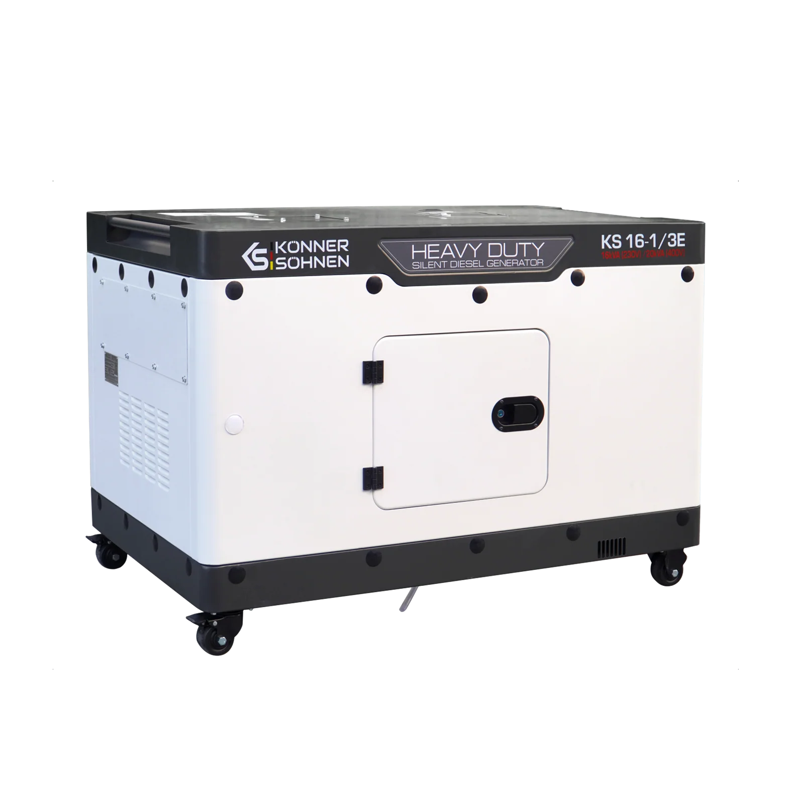 Generator insonorizat diesel Konner & Sohnen KS 16-1/3E, 16 kVA (230V), 20 kVA (400V), AVR, pornire electrica [14]