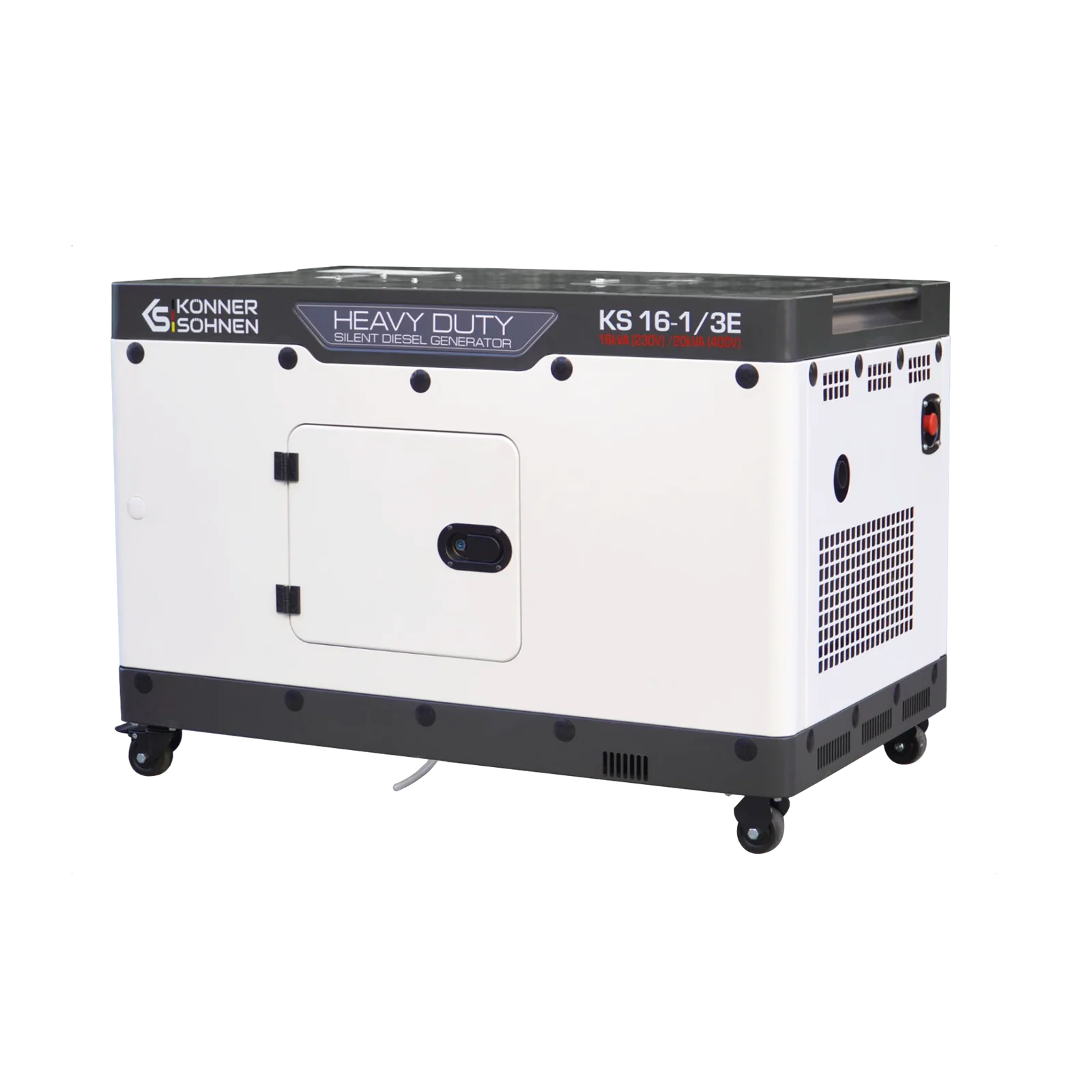 Generator insonorizat diesel Konner & Sohnen KS 16-1/3E, 16 kVA (230V), 20 kVA (400V), AVR, pornire electrica [13]