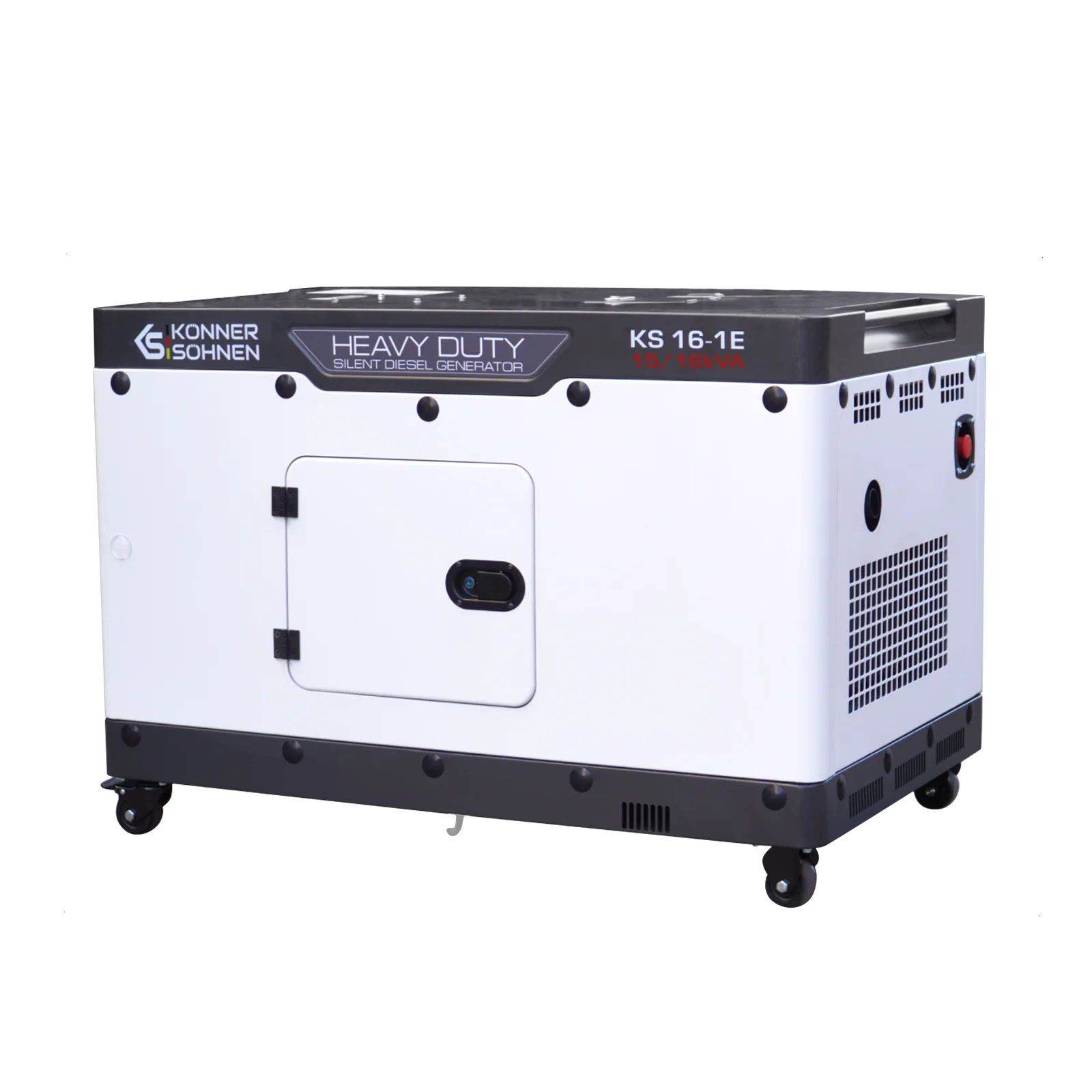 Generator insonorizat diesel Konner & Sohnen KS 16-1E, 16 kVA, monofazat, AVR, pornire electrica [9]