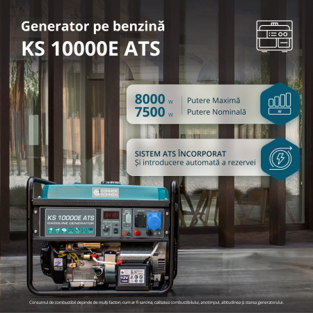 Generator pe benzina "Könner & Söhnen" KS 10000E ATS [1]