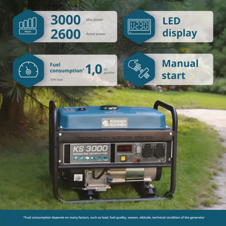 Generator pe benzina "Könner & Söhnen" KS 3000 [1]