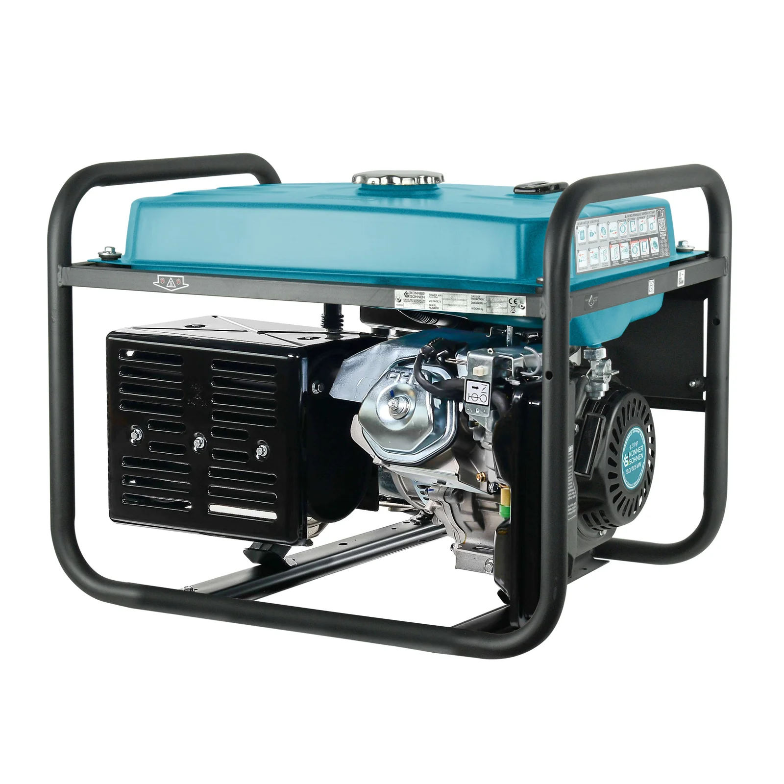 Generator pe benzina Konner & Sohnen KS 7000E, 5.5 kW, monofazat, pornire electrica [14]