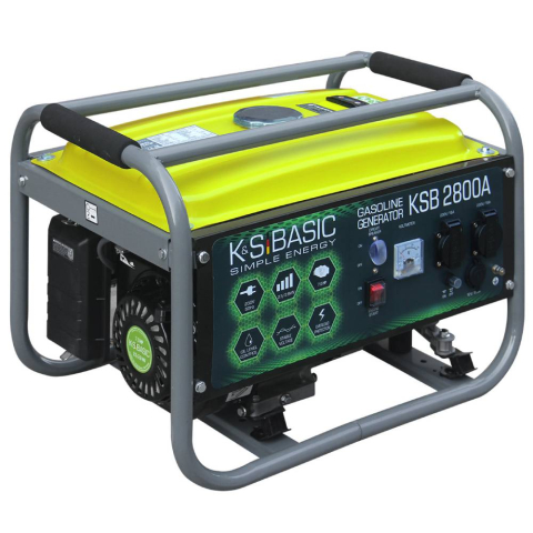 Generator pe benzina Konner & Sohnen KSB 2800A, 2.8 kW, monofazat, AVR, bobinaj aluminiu