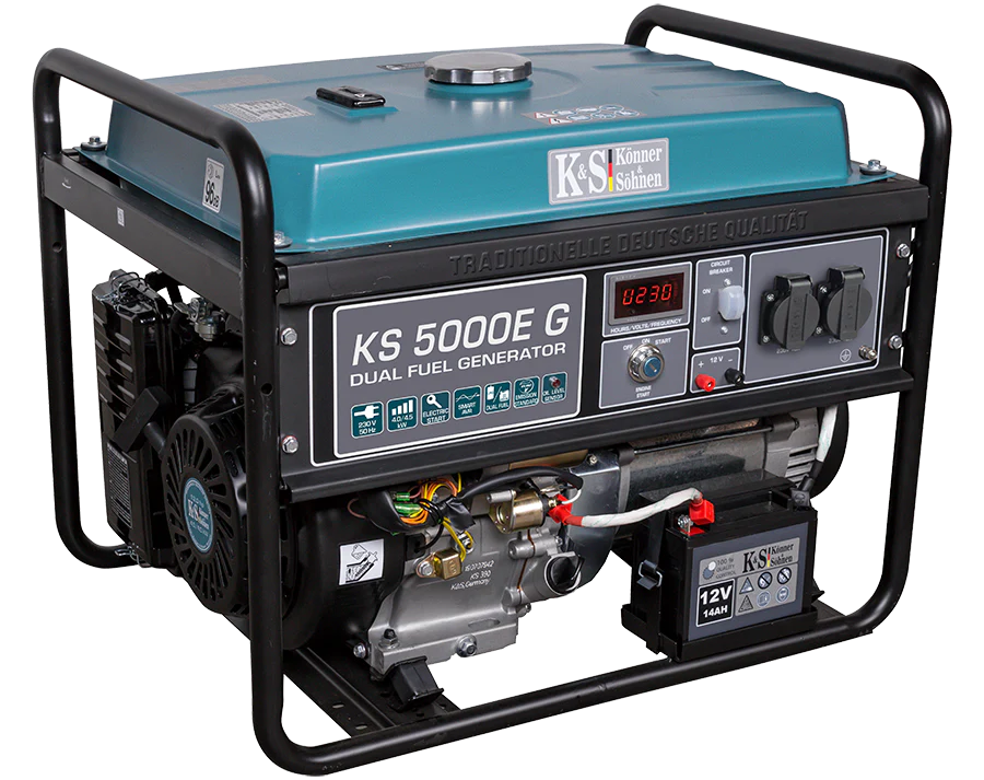 Generator pe GPL/benzina Konner & Sohnen KS 5000E G, 4.5 kW, monofazat, pornire electrica [2]