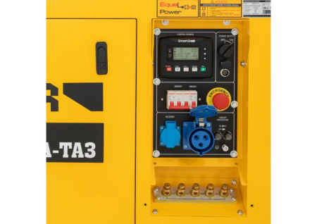 Generator profesional diesel Stager YDE15000TA-TA3, 11.5 kW, 230-400V, insonorizat, pornire electrica [9]