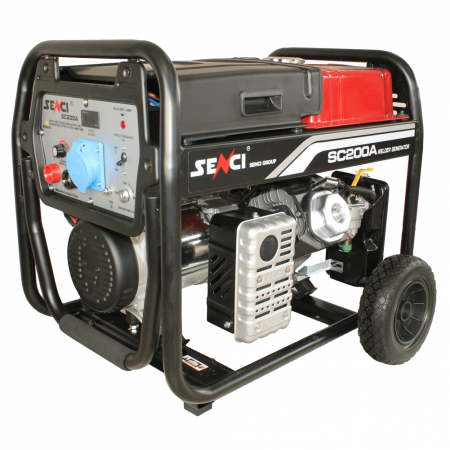 Generator de curent si sudura monofazat Senci SC-200A, 5.5 kW, 200A, benzina, AVR, pornire electrica [3]