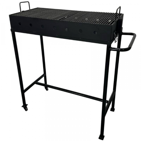 Gratar metalic pentru gradina, VivaTechnix Traditional, 80 x 40 x 95 cm, picioare detasabile [2]