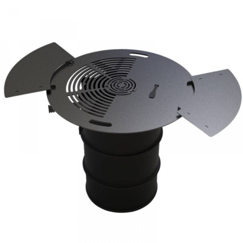 Gratare si accesorii - Gratar tip plancha Krodesign KRO-1163, diametru 80 cm