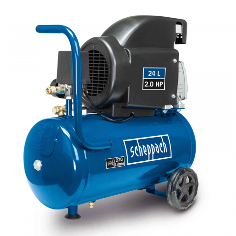 Compresoare - Compresor de aer Scheppach HC 26, 1.5 kW, 2.2 CP, 8 bar, 220 L/min, 24 litri