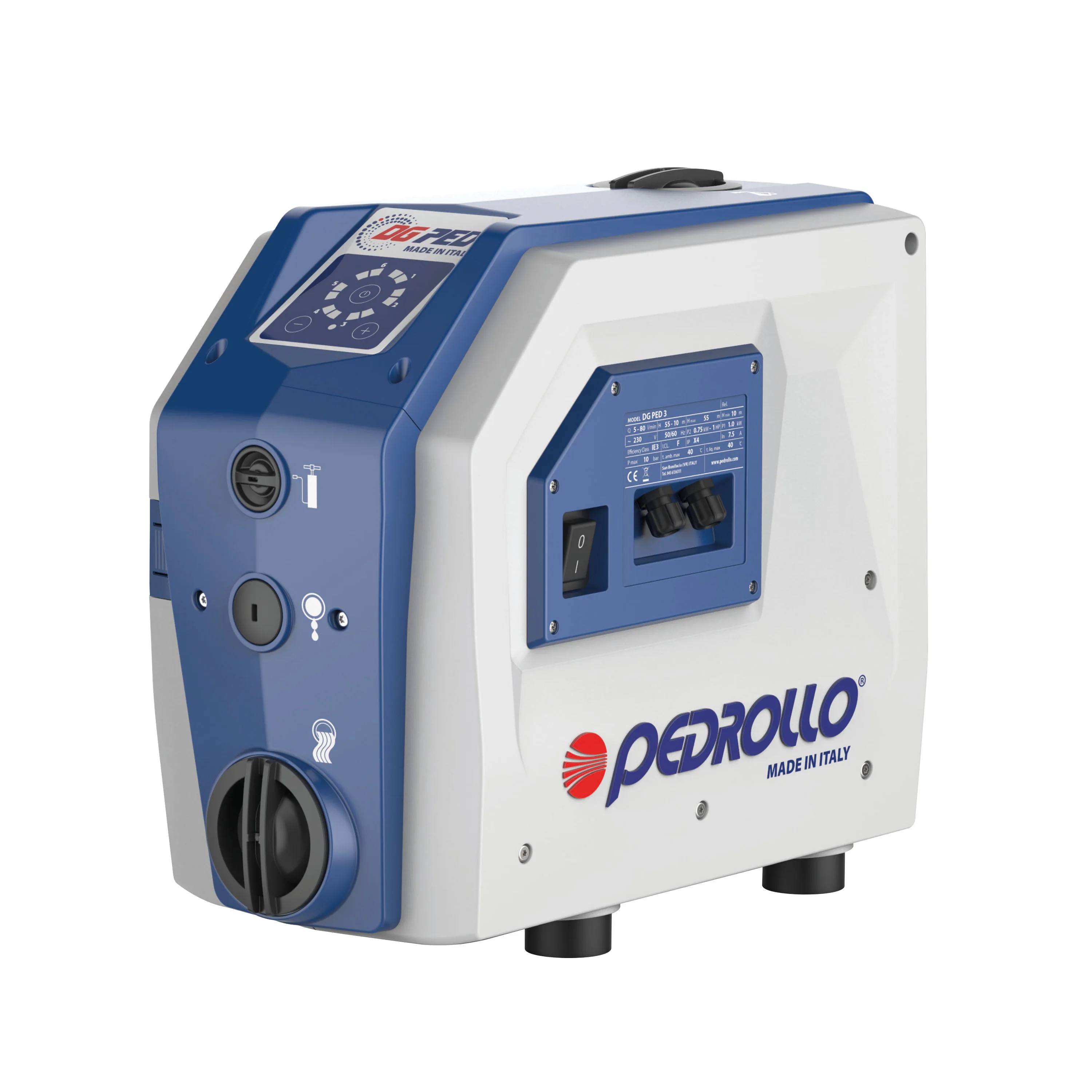 Pompe de apa - Hidrofor cu inverter Pedrollo DG PED 3, 750 W, 4800 L/h, Hmax. 55 m