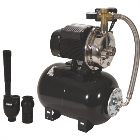 Pompe de apa - Hidrofor cu pompa de mare adancime Wasserkonig PMI30-090/50H, 900 W, 2640 L/h, Hmax. 36 m, 50 L
