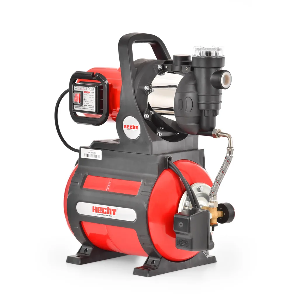 Pompe de apa - Hidrofor HECHT 3331, 1100 W, 4600 L/h, Hmax. 45 m, 24 L