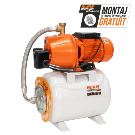 Hidrofor Ruris AquaPower 2010S, 900 W, 3120 L/h, Hmax. 50 m, 24 L [1]