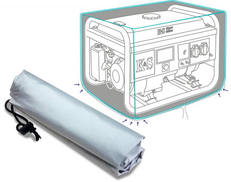 Accesorii generatoare de curent - Husa pentru generator KS Cover 20