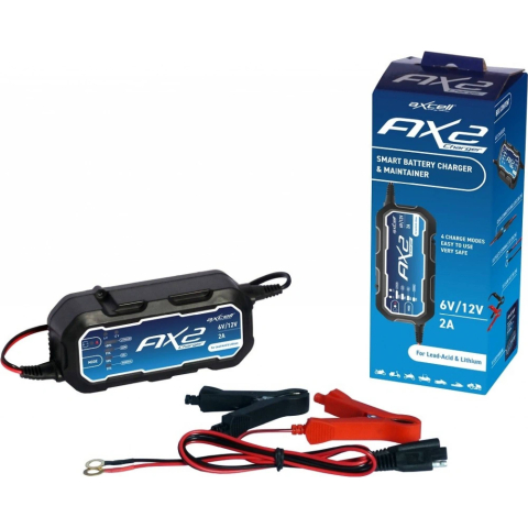 Incarcatoare baterii - Incarcator de baterii Axcell AX2, 6/12V, 2A