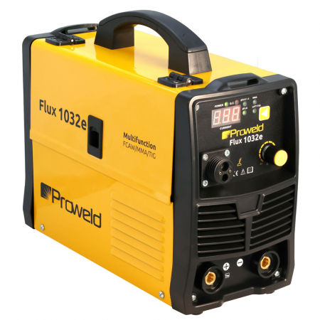 Sudură cu gaz protector (MIG/MAG) - Invertor sudura FCAW, MMA si TIG ProWELD Flux1032e Multifunction, sarma 0.8-1 mm (rola 1 kg), electrozi 1.6-3.2 mm