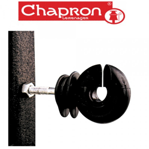 Accesorii garduri electrice - Izolator F88 cu piulita, pentru stalpi metalici