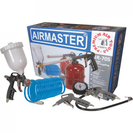 Compresoare - Kit 5 accesorii aer comprimat Airmaster AIR-70S