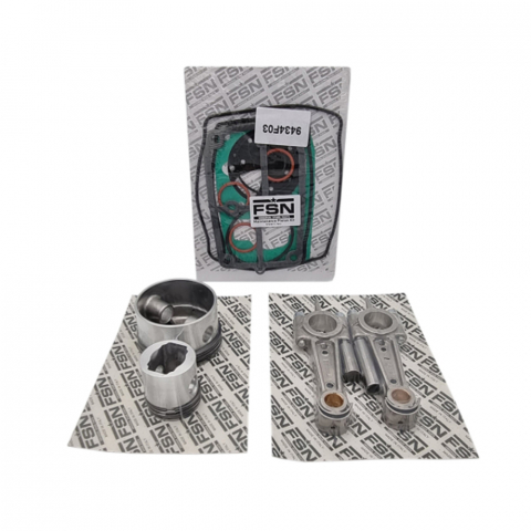 KIT B - Kit biela + piston + set garnituri pompa compresor Fini BK113