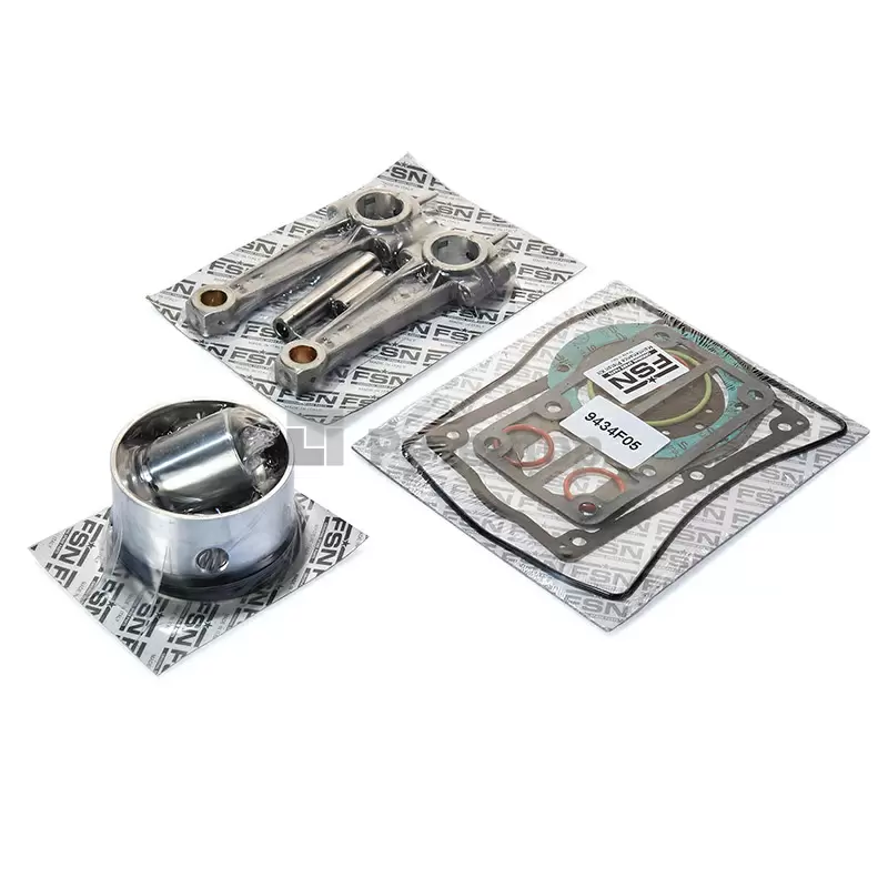 Piese de schimb compresoare aer - KIT B - Kit biela + piston + set garnituri pompa compresor Fini BK119