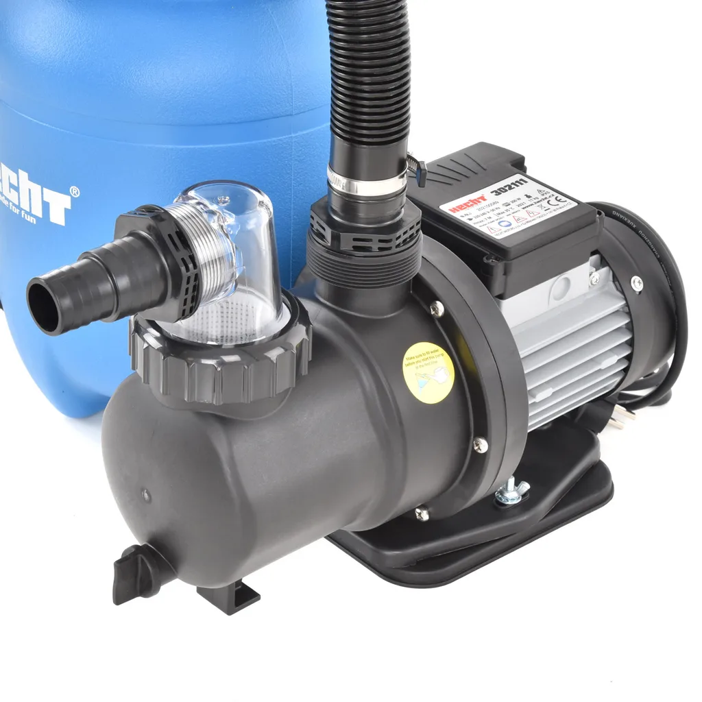 Kit filtrare cu nisip de 10" cu prefiltru HECHT 302111, 200 W, 5 mc/h [3]