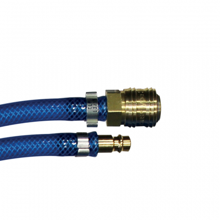 Kit furtun aer comprimat din PVC cu 2 cuplaje, 9 mm, 15 bar, rola 20 m [2]