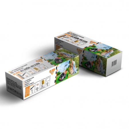 Kit masina de tuns gazon Ruris RX300S / RX331S (cutit, bujie, filtru aer, curea, kit surub)