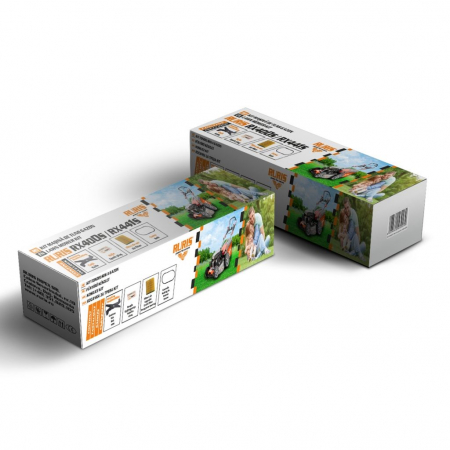 Kit masina de tuns gazon Ruris RX400S / RX441S (cutit, bujie, filtru aer, curea, kit surub)
