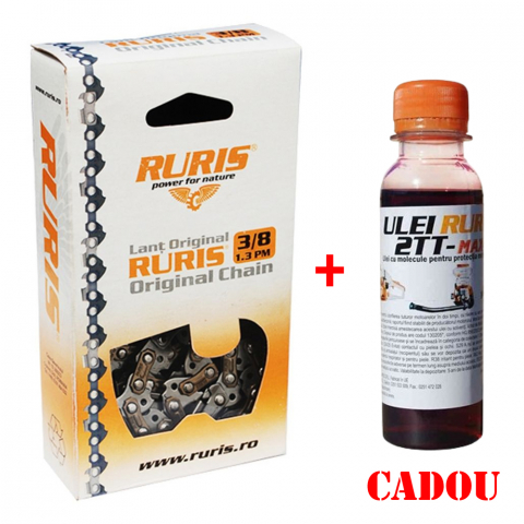 Accesorii fierastraie cu lant - Lant drujba / motofierastrau Ruris RS 45 cm, 1.5 mm, .325'' (36 dinti)