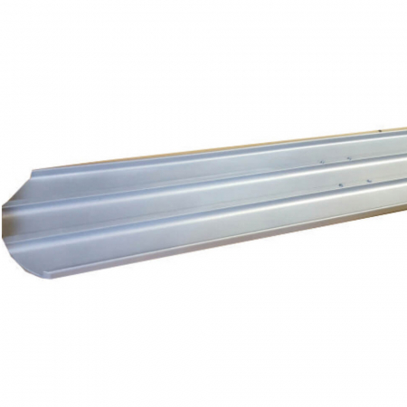 Accesorii prelucrare suprafete - Lipa manuala pentru finisat beton Bisonte, profil aluminiu extrudat, capete rotunjite