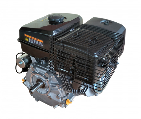 Motor benzina Loncin G420F, 9 kW, 420 cmc, ax cilindric cu pana 25 x 60 mm, pornire electrica