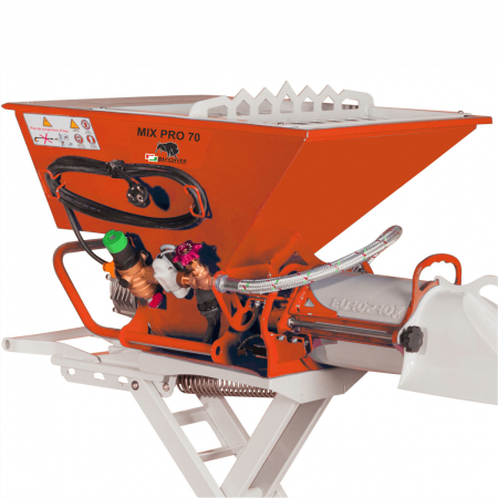 Malaxor orizontal continuu pentru glet Bisonte Mix Pro 70, 230V, 0.75 kW, debit 250 l/h, capacitate 40 L [4]
