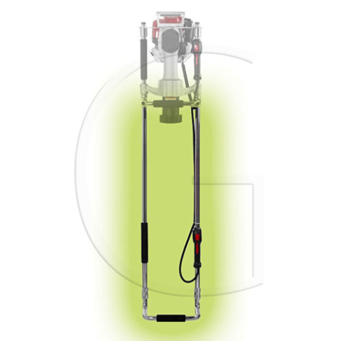 Maner extensibil pentru batator stalpi Red Mountain Prime - Tip A - 45" / 115 cm