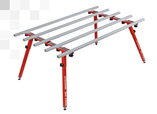 Plăci extra mari - Masa de lucru Montolit TABLE-ONE, 115 x 180 cm