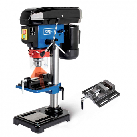 Masini de gaurit si insurubat - Masina de gaurit cu coloana Scheppach DP16VLS, 500 W, 5 trepte de viteza