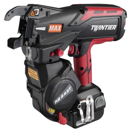 Scule și unelte - Masina de legat fier beton Max RB443T, 14.4V, 2 x 5Ah, 20-44 mm