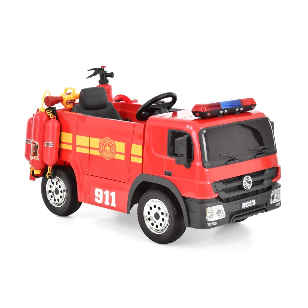 Cadouri si Jucarii - Masina de pompieri pentru copii HECHT 51818, 12V, 10Ah, max. 30 kg, 3-8 ani