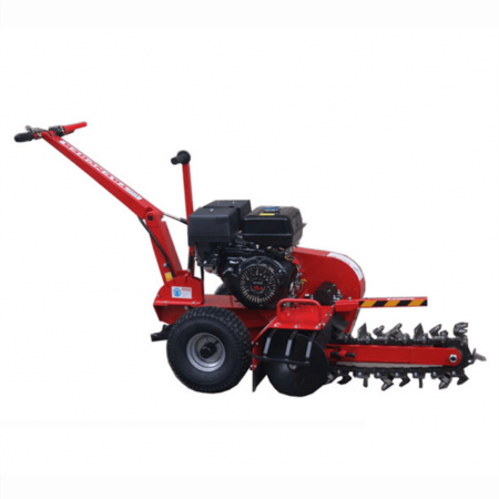 Mașini de săpat - Masina de sapat santuri (Trencher) Bisonte BTA-450TR, 6.5 CP, benzina, adancime max. 45 cm