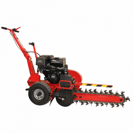 Mașini de săpat - Masina de sapat santuri (Trencher) Bisonte BTA-600TRE, 15 CP, benzina, adancime max. 60 cm