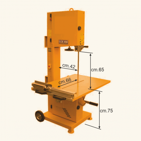 Masina de taiat BCA / caramida Bisonte TSC650, 230 V, 1.85 kW, Hmax. taiere 650 mm [1]