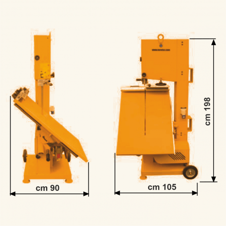 Masina de taiat BCA / caramida Bisonte TSC650, 230 V, 1.85 kW, Hmax. taiere 650 mm [2]