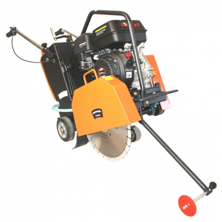 Mașini de tăiat beton / asfalt - Masina de taiat beton/asfalt Bisonte MTA400-L, Loncin G270F, 9 CP, benzina, disc 400 mm