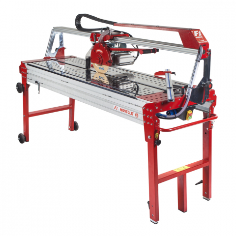 Mașini de tăiat gresie / faianță - Masina de taiat gresie si faianta Montolit F1-181 Brooklyn, 230 V, 2.2 kW, Ø disc 250 mm, Lmax. 1810 mm