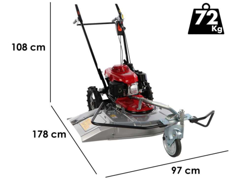 Masina de tocat iarba si vegetatie Honda UM 616 K3 EE2, 4.35 CP, benzina, 61 cm, transmisie variabila hidrostatic, Rotostop - blocarea lamei [7]
