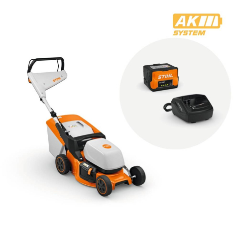Casa si Gradina - Masina de tuns iarba Stihl RMA 243 SET, 36 V, 41 cm, 52 L (cu AK 30 S si AL 101)