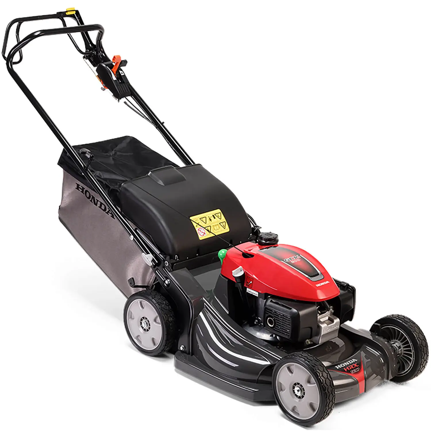 Casă și Grădină - Masina de tuns iarba Honda HRX 537 HY, 5.6 CP, benzina, 53 cm, 85 L, autopropulsata cu variator hidrostatic, mulching Versamow, Rotostop - blocarea lamei