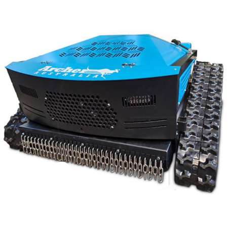 Tocator de vegetatie hibrid cu telecomanda Archer HM27, motor benzina Loncin 15.4 CP, latime lucru 685 mm, baterie 28V [1]