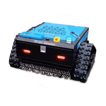 Tocator de vegetatie hibrid cu telecomanda Archer HM27, motor benzina Loncin 15.4 CP, latime lucru 685 mm, baterie 28V [2]